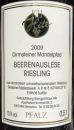 Beerenauslese Riesling - Klaus Hilz - 2009 -